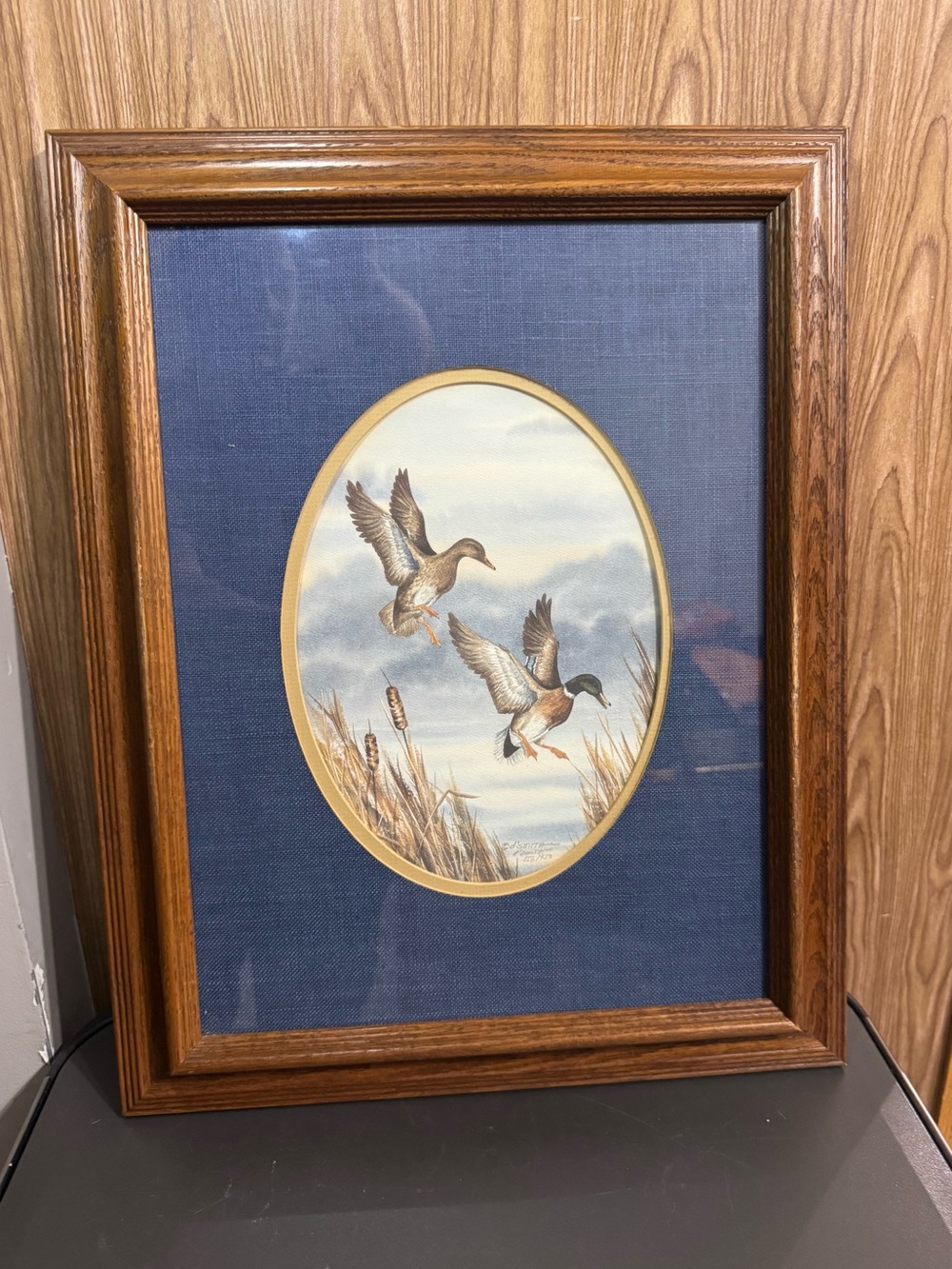 SMITH Blue and Brown Duck Flight Print